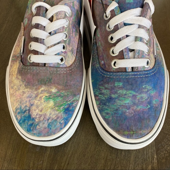 Vans Authentic MoMa Claude Monet Waterlilies Shoes - Picture 7 of 11